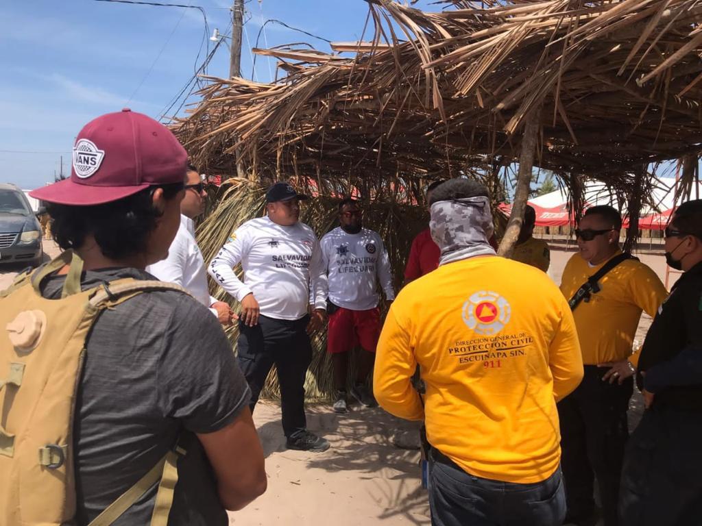 $!Salvavidas de Mazatlán apoyan en Las Cabras