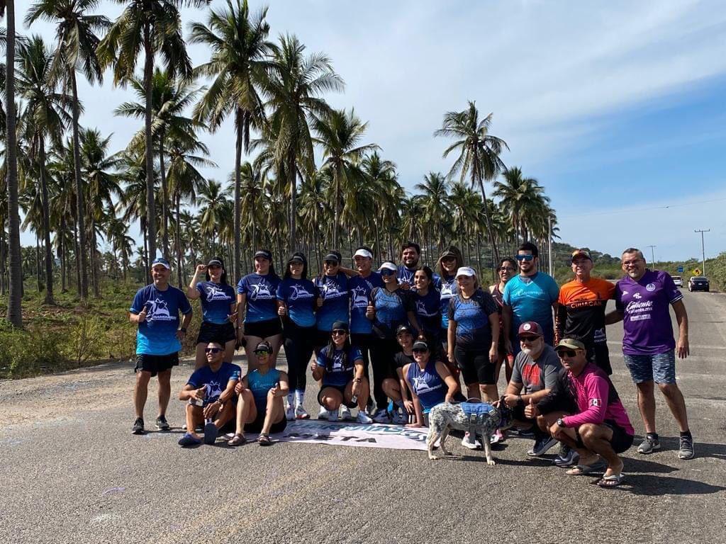$!Atletas en Mazatlán protestan con carrera por la suspensión del Maratón de Culiacán