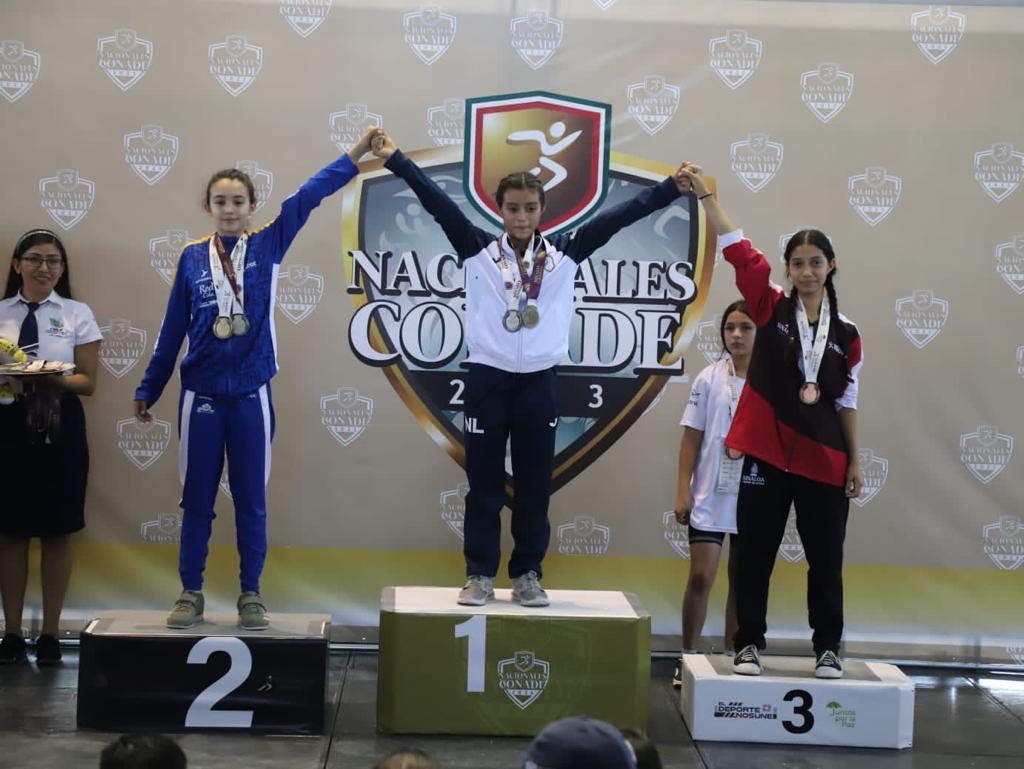 $!Yamileth Rivas levanta dos oros y una plata en Nacionales Conade