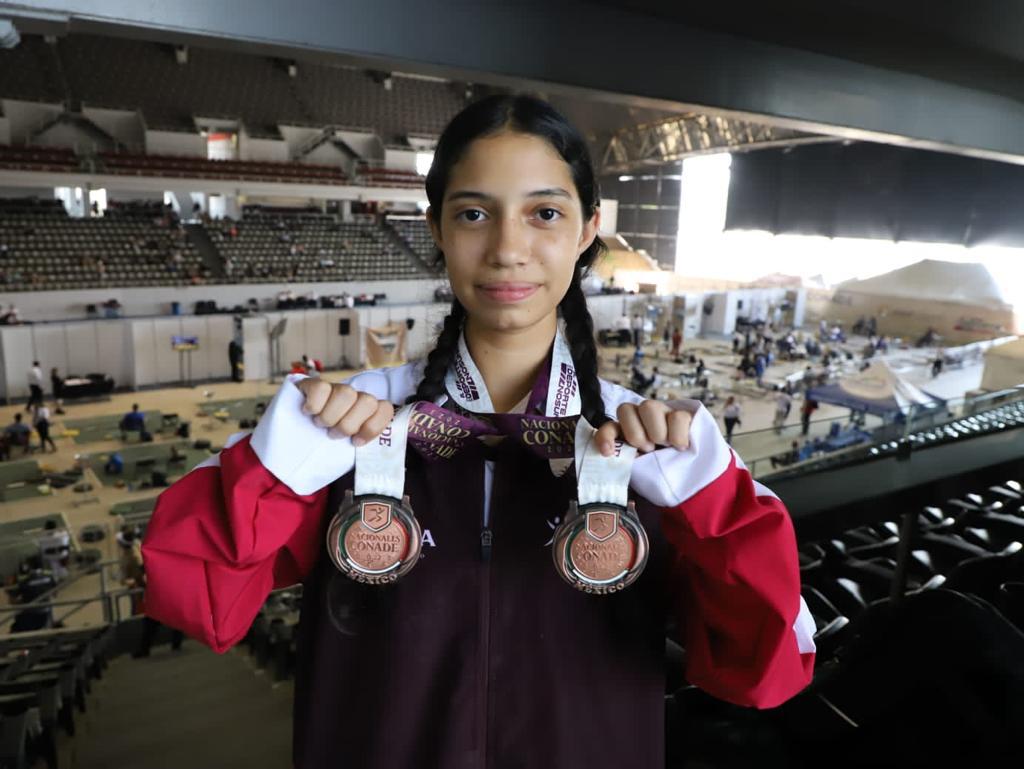 $!Yamileth Rivas levanta dos oros y una plata en Nacionales Conade