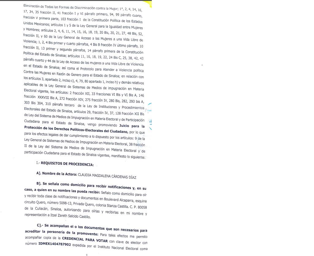 $!Síndica Procuradora de Mazatlán denuncia al Alcalde y regidores por violencia política en razón de género