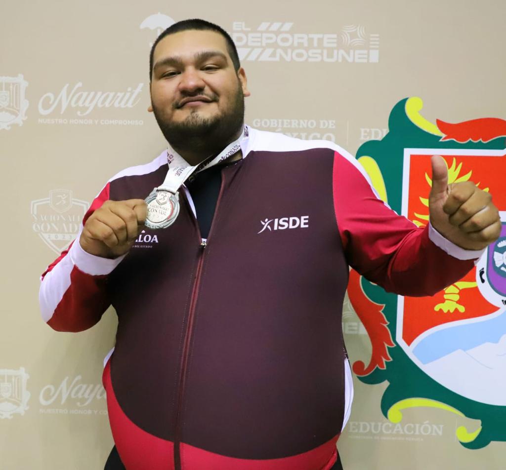 $!Roberto Cruz aporta el séptimo oro para Sinaloa en pesas