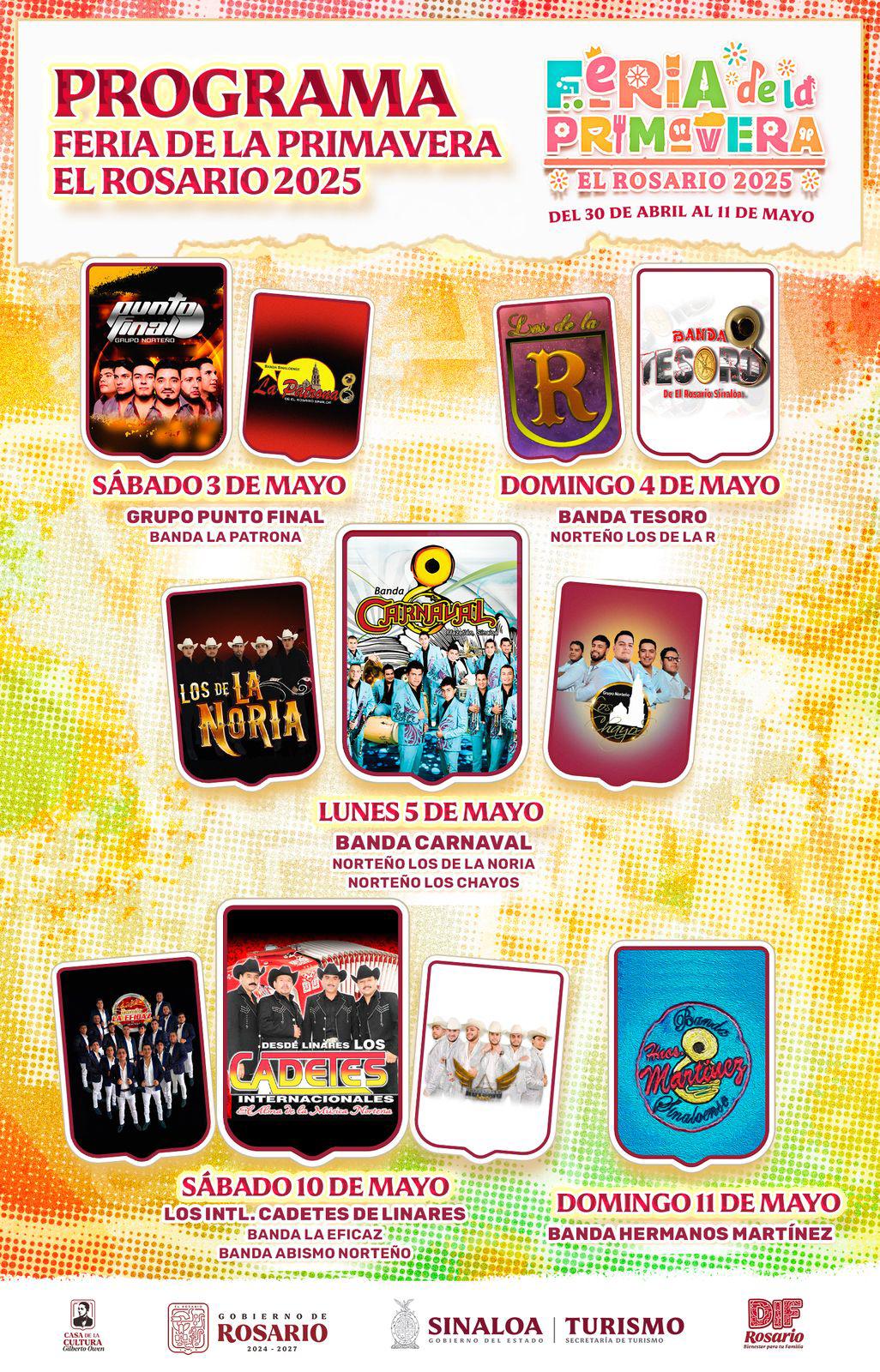 $!Presentan cartelera artística y eventos de coronación de la Feria de la Primavera de Rosario