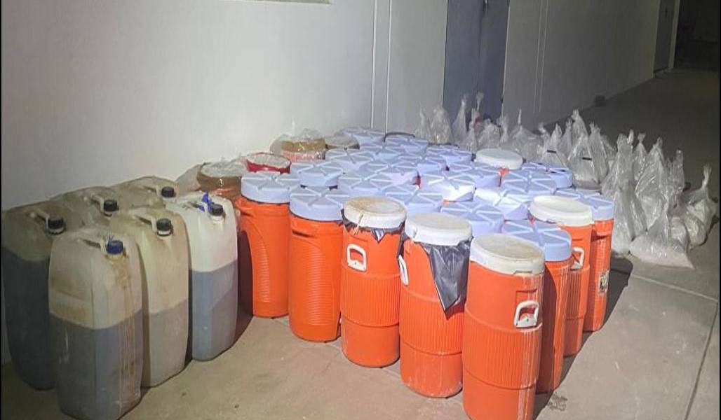 Realizan el aseguramiento de metanfetamina más grande del año en Angostura