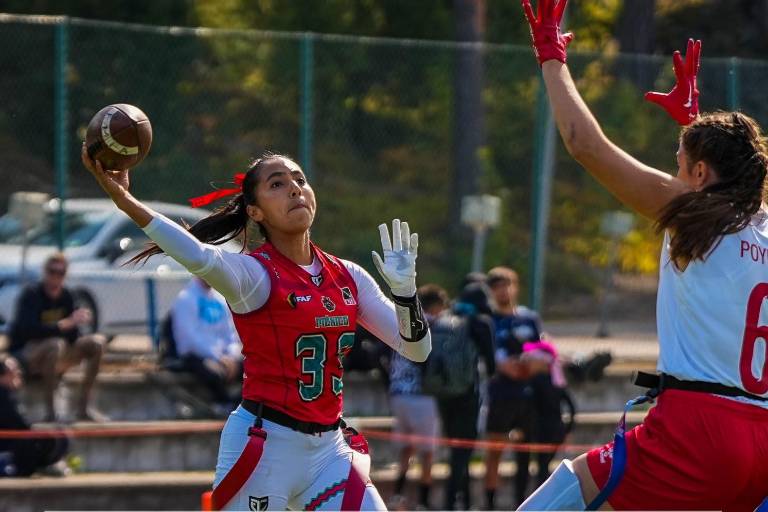 México aplasta 57-6 a Dinamarca en el Mundial de Flag Football 2024