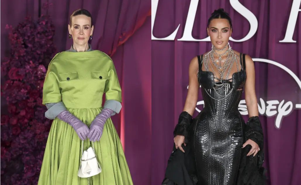 Sarah Paulson y Kim Kardashian.