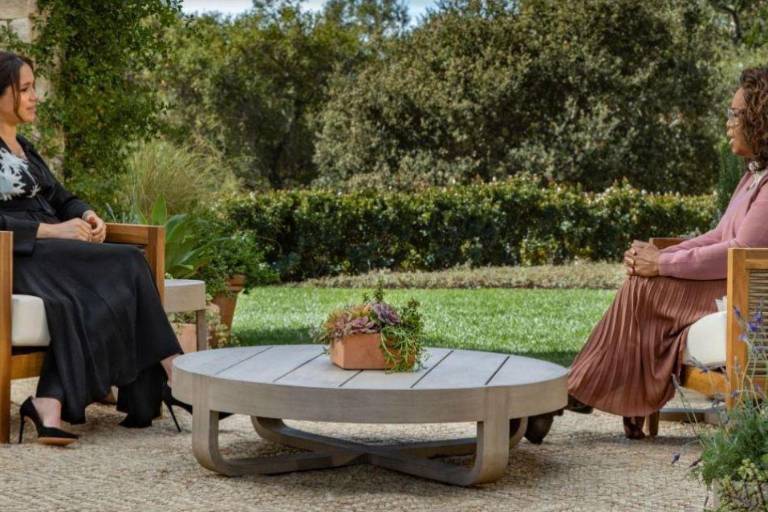 Meghan Markle muestra sus emociones en la entrevista con Oprah