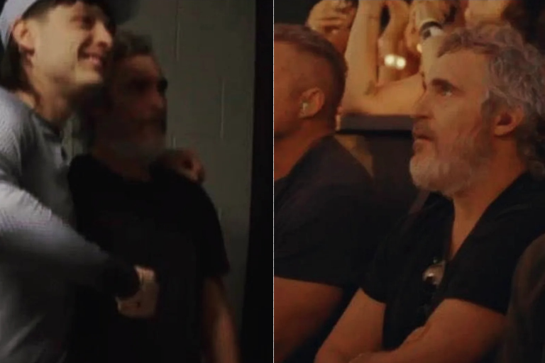 Es Joaquín Phoenix fan de Peso Pluma, acude a su concierto en California