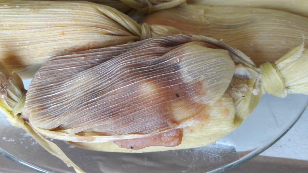 $!Tamal de frijol con piloncillo.
