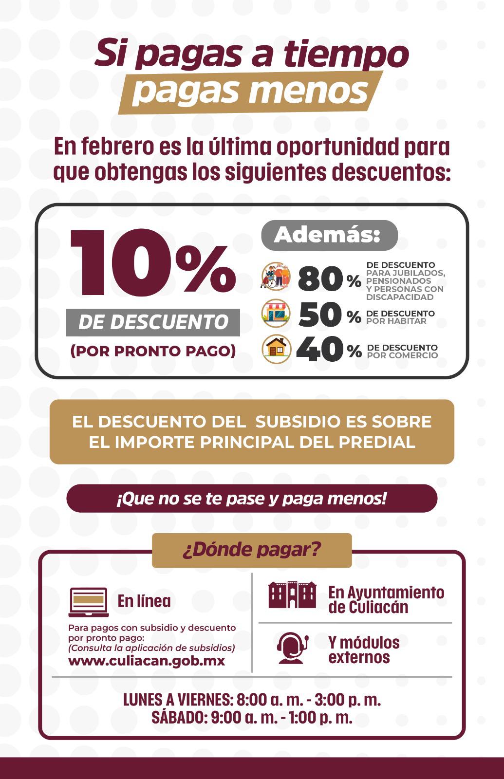 $!Ayuntamiento de Culiacán ofrece 100% de descuento en multas y recargos del Predial e ISAI