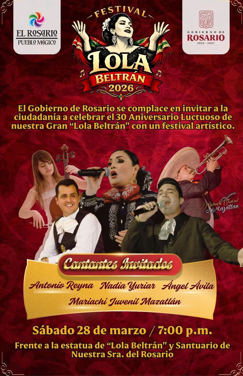 $!Con un video, Ayuntamiento de Rosario conmemora el aniversario luctuoso de Lola Beltrán