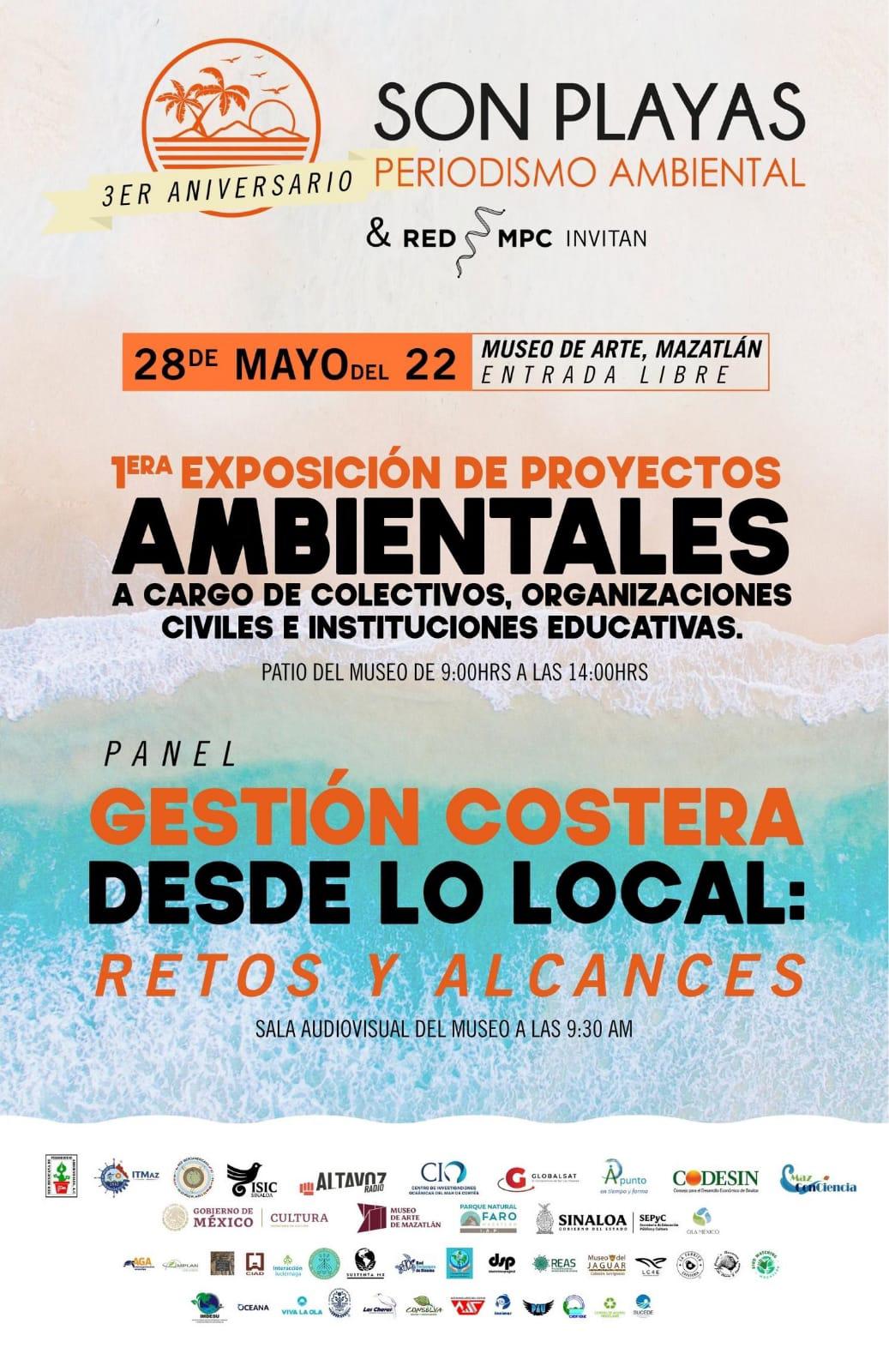 $!En Mazatlán invitan a panel de expertos en gestión costera y exposición de organizaciones que trabajan el tema ambiental