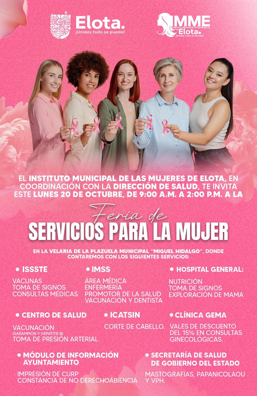 $!Elota se suma al Día Mundial contra el Cáncer de Mama con caminata, feria de salud y conversatorio