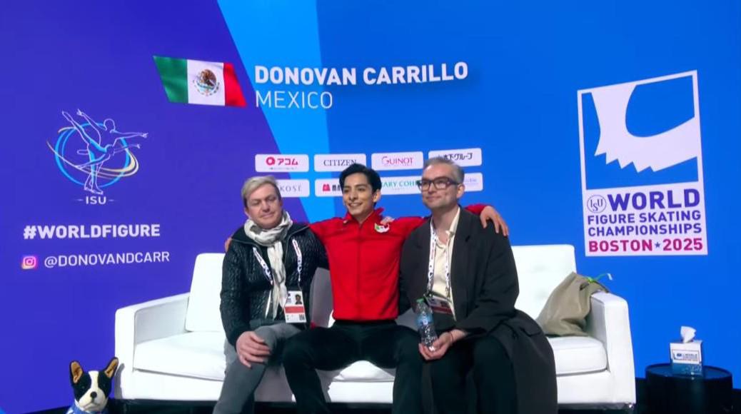 $!Donovan Carrillo cierra participación en Mundial de Patinaje Artístico sobre Hielo Boston 2025