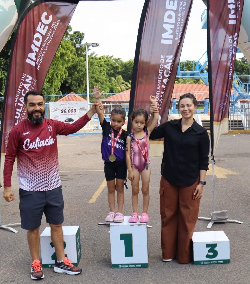 $!Fiesta deportiva en Culiacán: 80 atletas brillan en el Acuatlón 2025 rumbo a la Olimpiada Conade