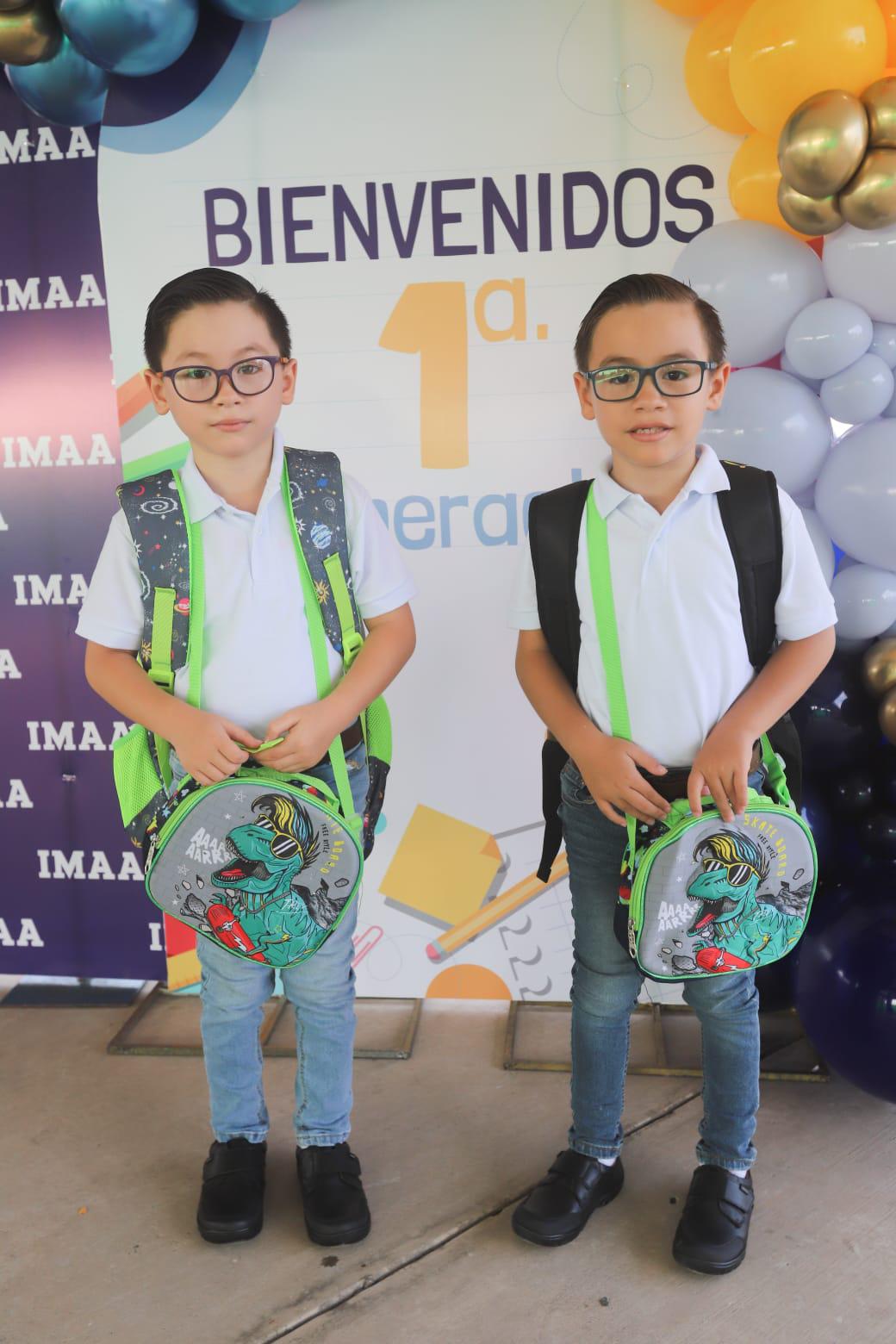 $!Iñaki y Kaleb Vargas Castelo.