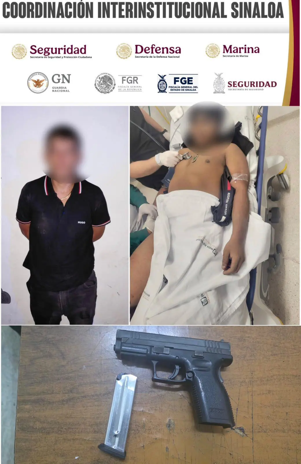 $!Detienen a 4 hombres tras hechos violentos en Mazatlán; uno resultó lesionado
