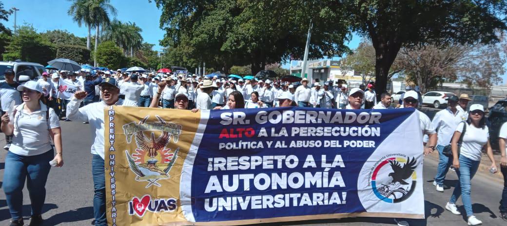 $!Cancelan desfile del 1 de Mayo; UAS cambia ruta hacia el Palacio de Gobierno