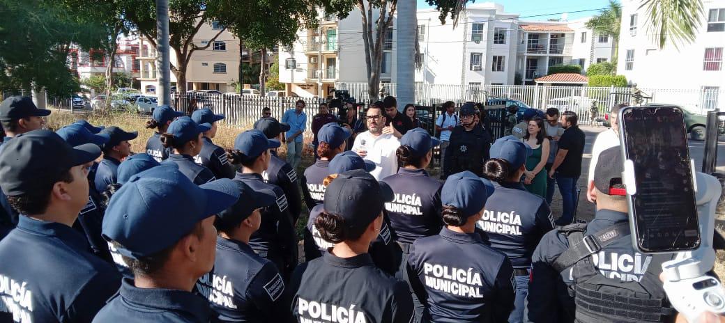 $!Inauguran módulo Red Púrpura de la Policía Municipal en el Jardín Botánico de Culiacán