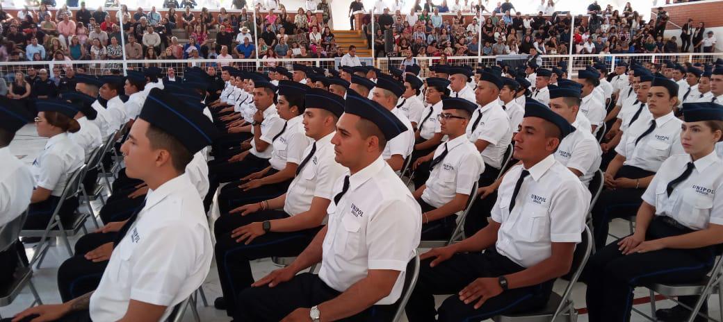 $!Egresan de la Unipol 191 elementos para corporaciones de seguridad estatal, municipal y Fiscalía de Sinaloa
