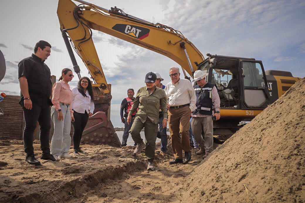 $!Supervisa Gobernador Rocha construcción del puente Bellavista-Boca del Río-Las Glorias