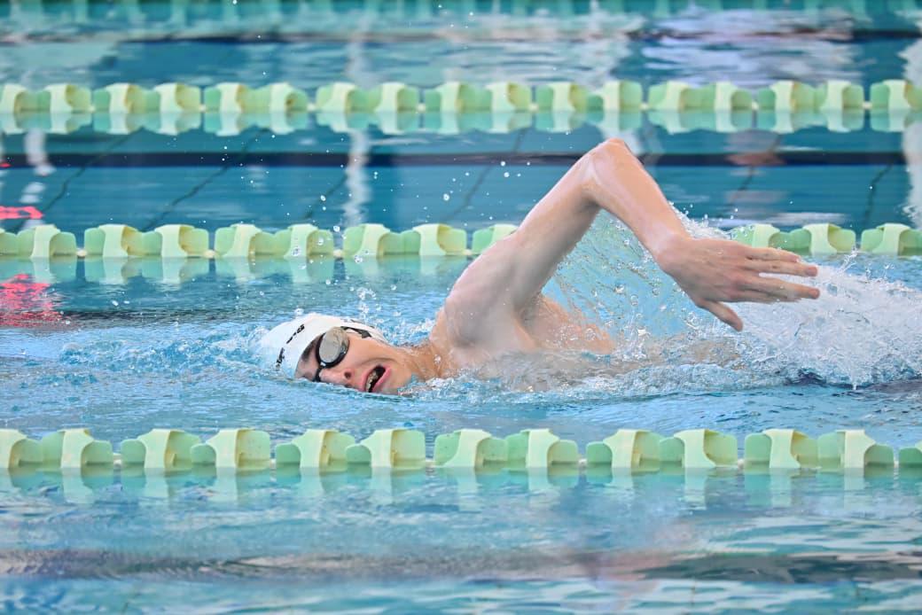 $!Inicia a tambor batiente la Liga Imdem de Natación, en la Alberca Mazatlán