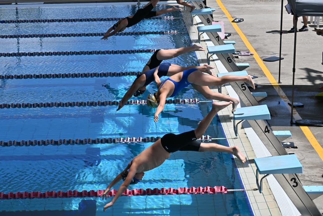 $!Inicia a tambor batiente la Liga Imdem de Natación, en la Alberca Mazatlán