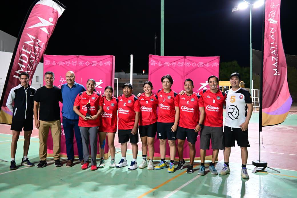 $!Coronan a los campeones del Torneo Afiliación de Voleibol Imdem 2026, en la Sahop