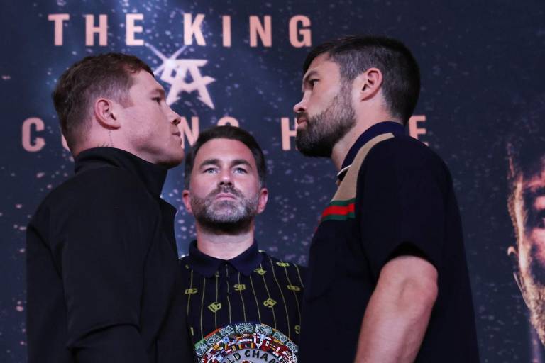 Canelo y Ryder frente a frente en Guadalajara