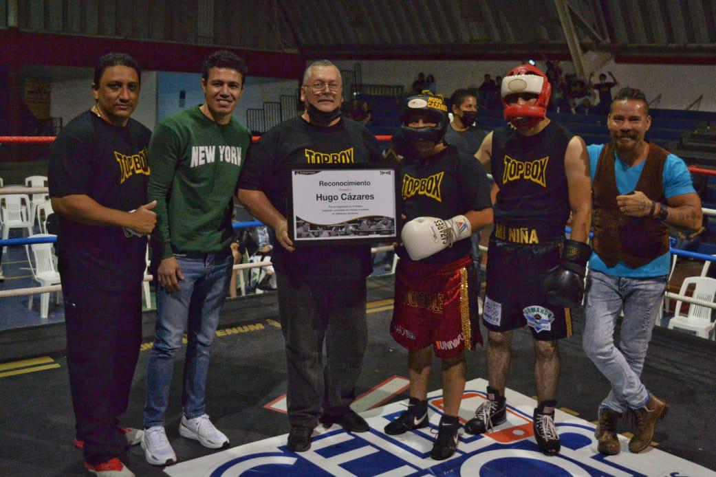 $!Gremio boxístico de Los Mochis abraza a Hugo ‘Increíble’ Cázares en evento de recaudación