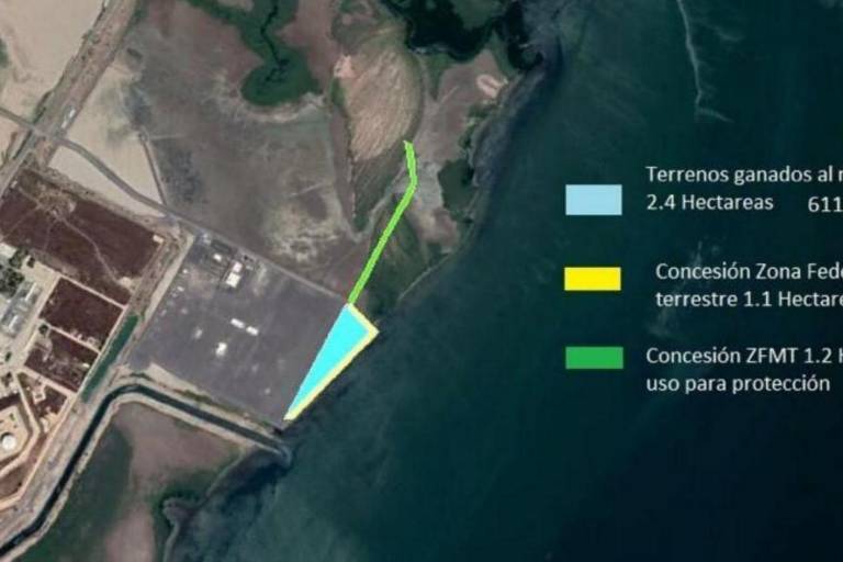 Denuncian ilegalidad de terreno donde se ubica la planta de amoniaco en la Bahía de Ohuira