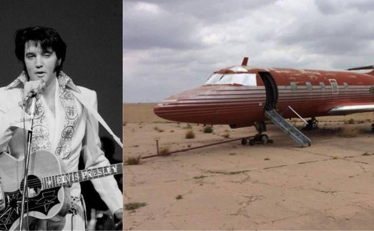Subastarán avión de Elvis Presley