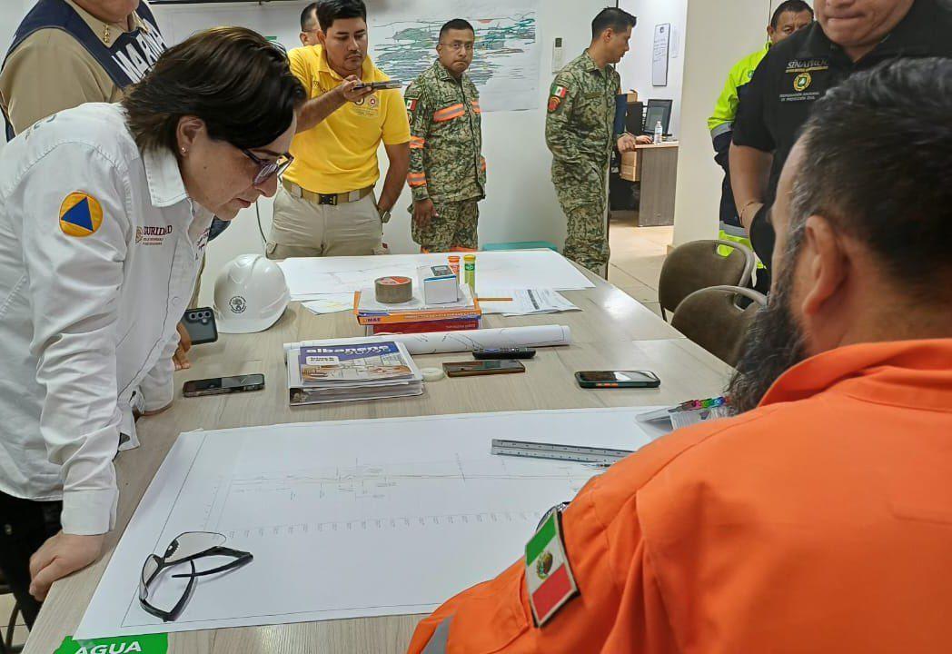 $!Mantienen extracción de material en mina de Rosario en busca de cuarto minero atrapado