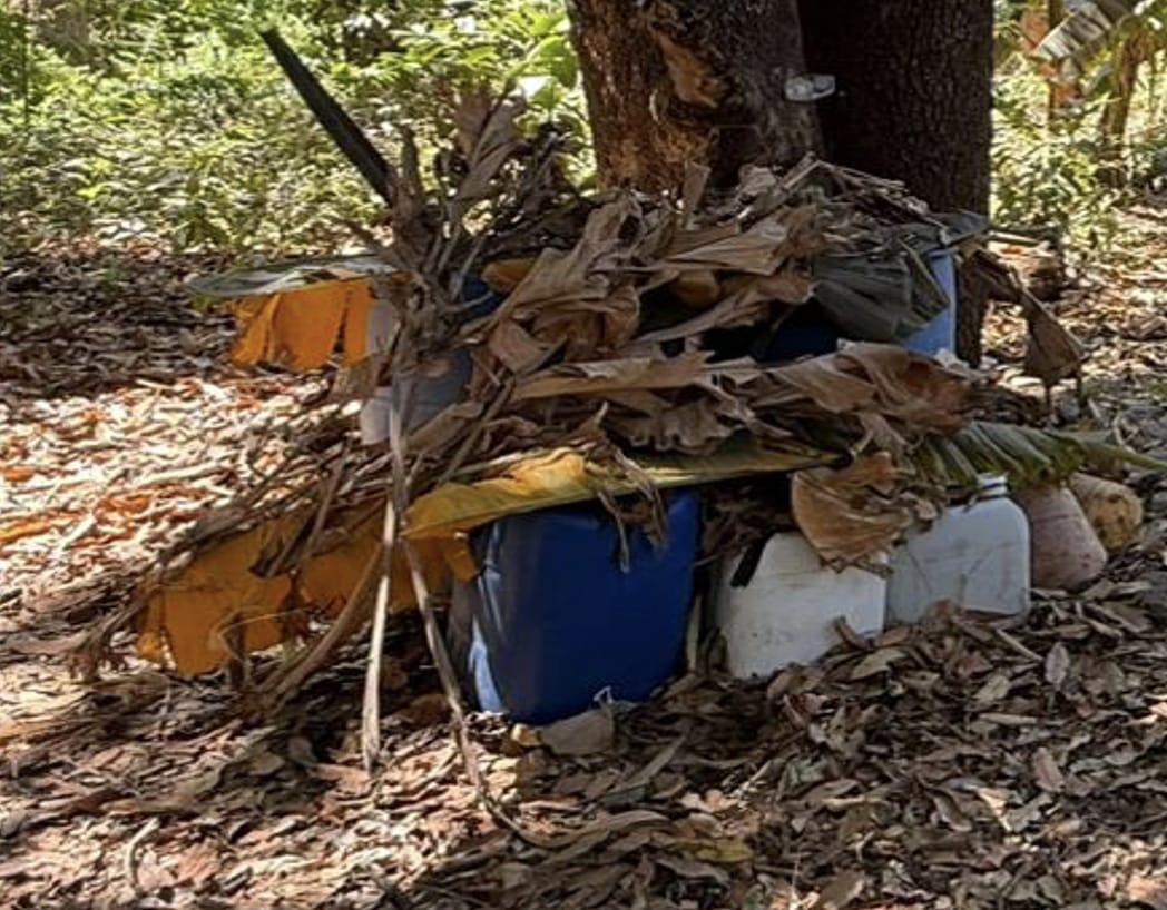 $!Inhabilitan cinco áreas de concentración de químicos para elaborar metanfetamina, en Culiacán