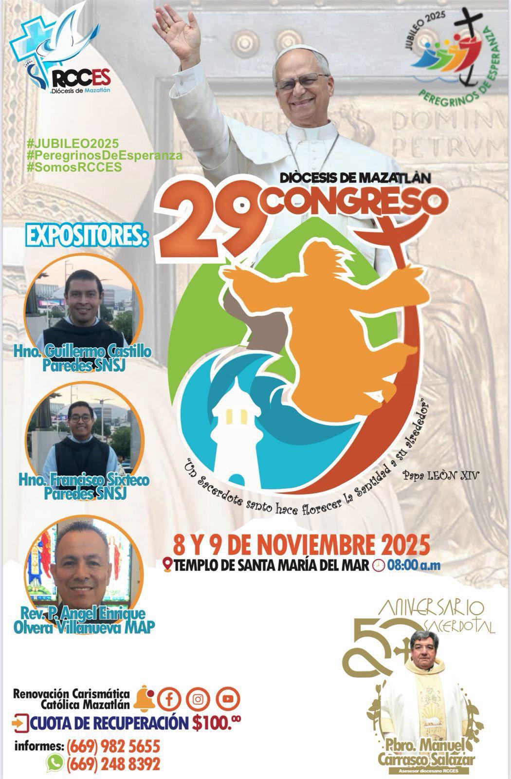 $!Parroquia Santa María del Mar celebrará su Congreso Diocesano de Mazatlán número 29