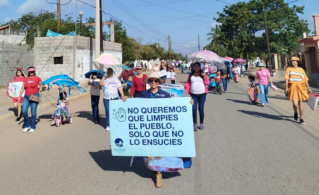 $!Pobladores de La Reforma piden a visitantes a cuidar la bahía Santa María