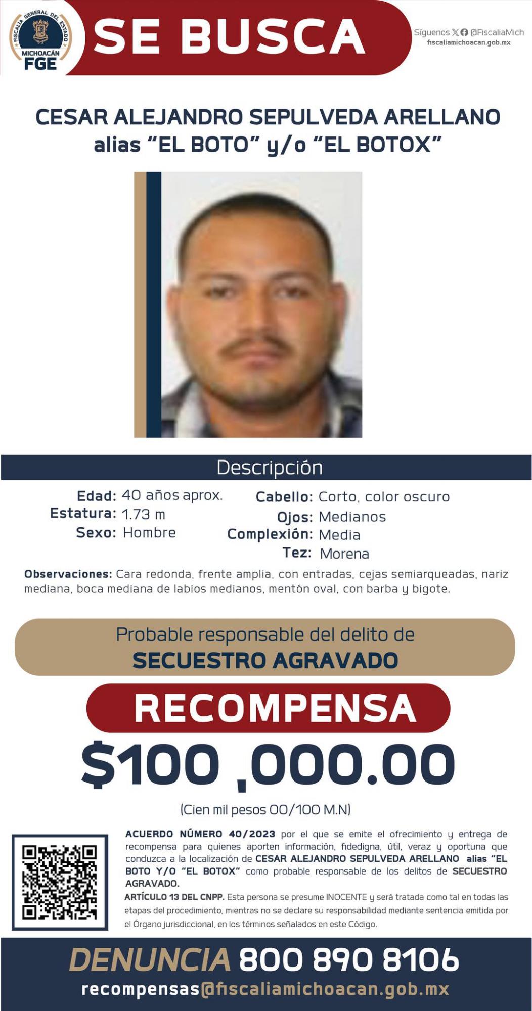 $!Fiscalía de Michoacán ofrece recompensa por 11 presuntos asesinos de Hipólito Mora