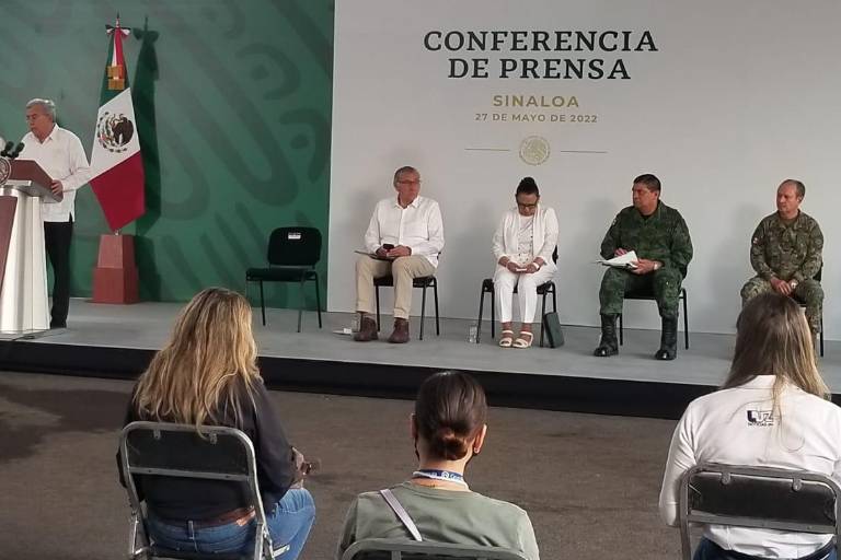 Inicia la ‘mañanera’ desde Culiacán; darán informe de seguridad