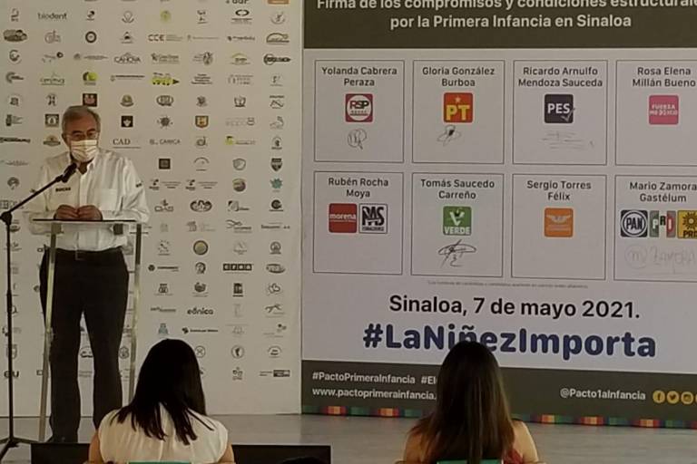 Se comprometen candidatos a la Gubernatura de Sinaloa a trabajar por la primera infancia