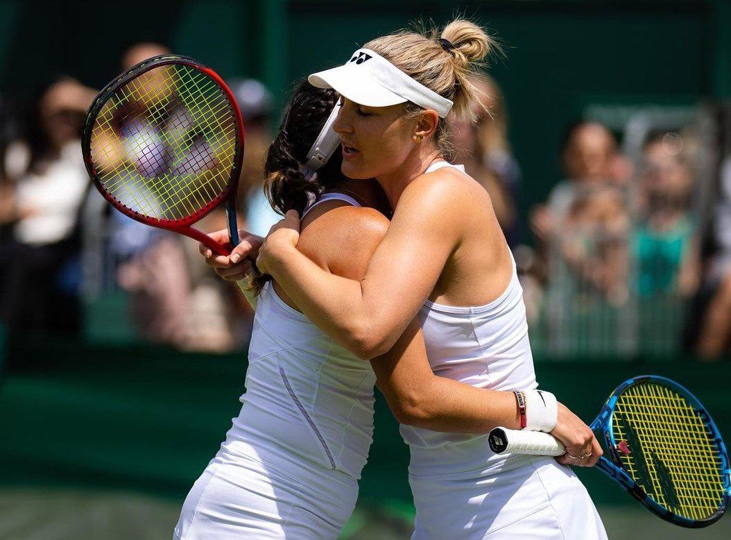 $!Giuliana Olmos se despide del dobles femenil de Wimbledon