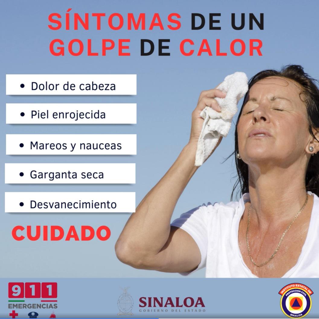 $!Llaman a evitar golpes de calor no exponiéndose al sol en horas fuertes