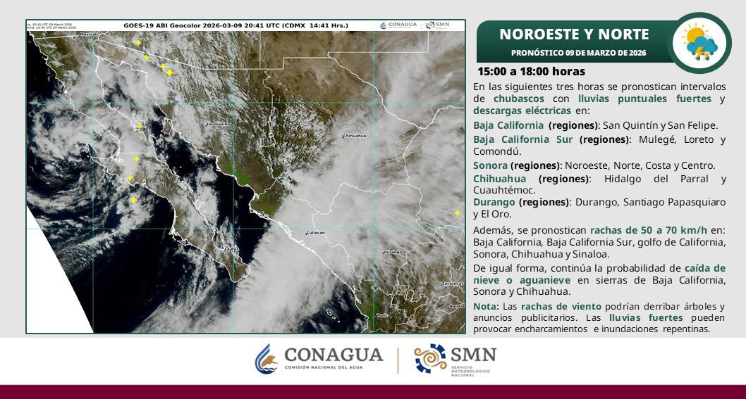 $!Pronostican posible caída de nieve o aguanieve en zonas serranas de Sinaloa