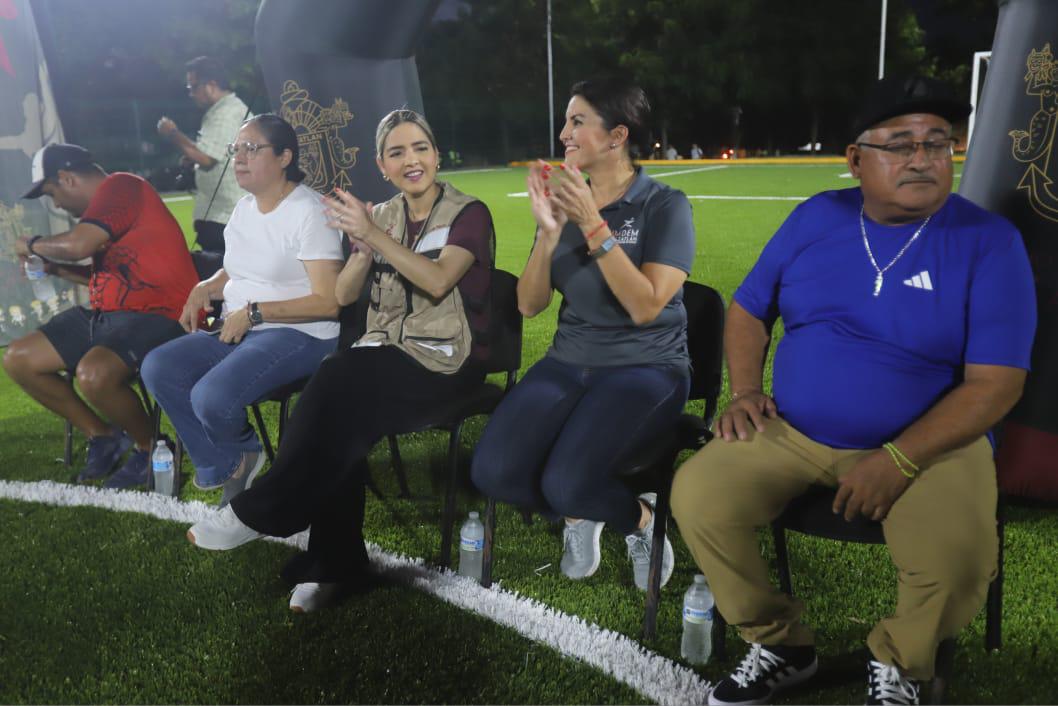 $!Entregan obra y rehabilitación de Unidad Deportiva Lomas del Ébano, en Mazatlán
