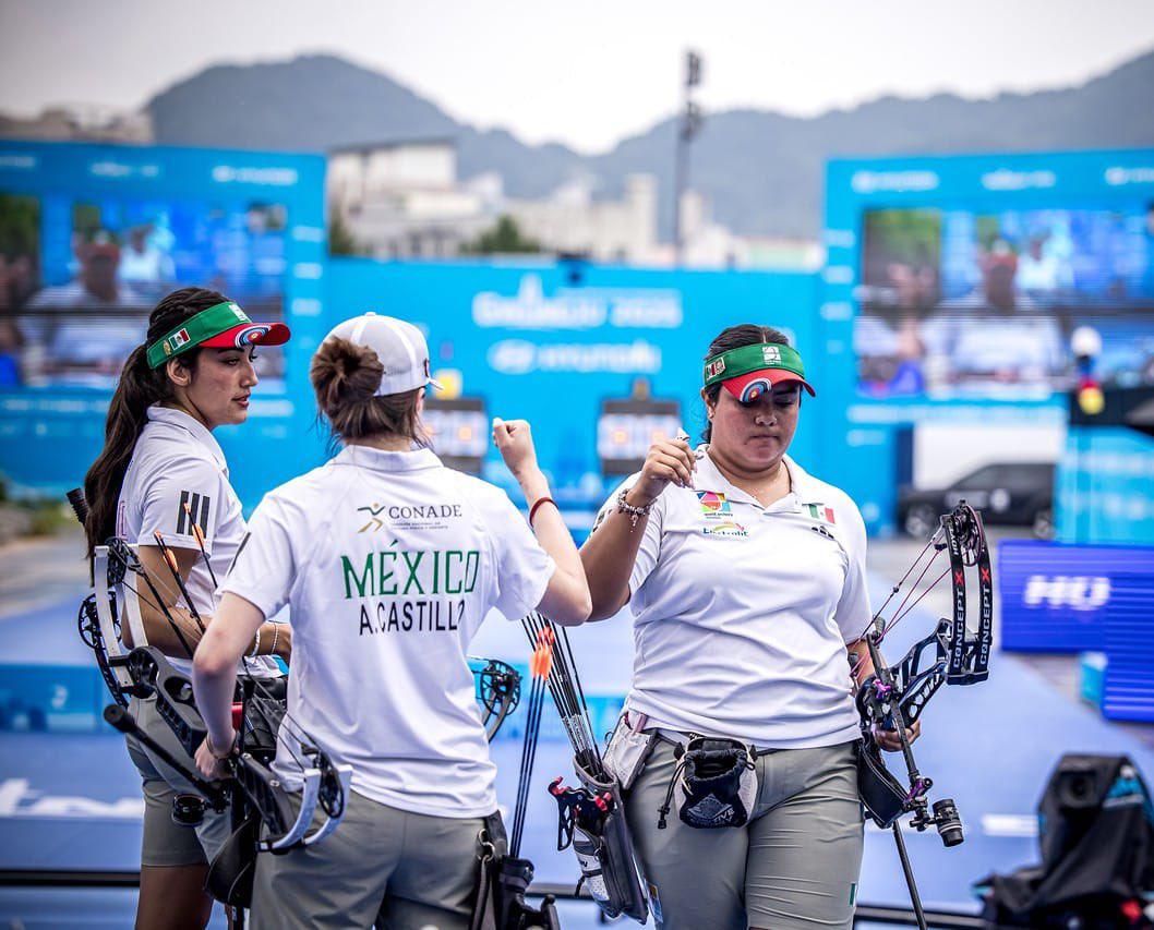 $!México conquista oro histórico en arco compuesto femenil en el Mundial de Gwangju 2025