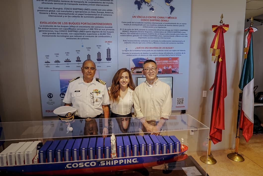 $!El Museo Casa del Marino de Mazatlán se fortalece con donación de la naviera COSCO Shipping Lines