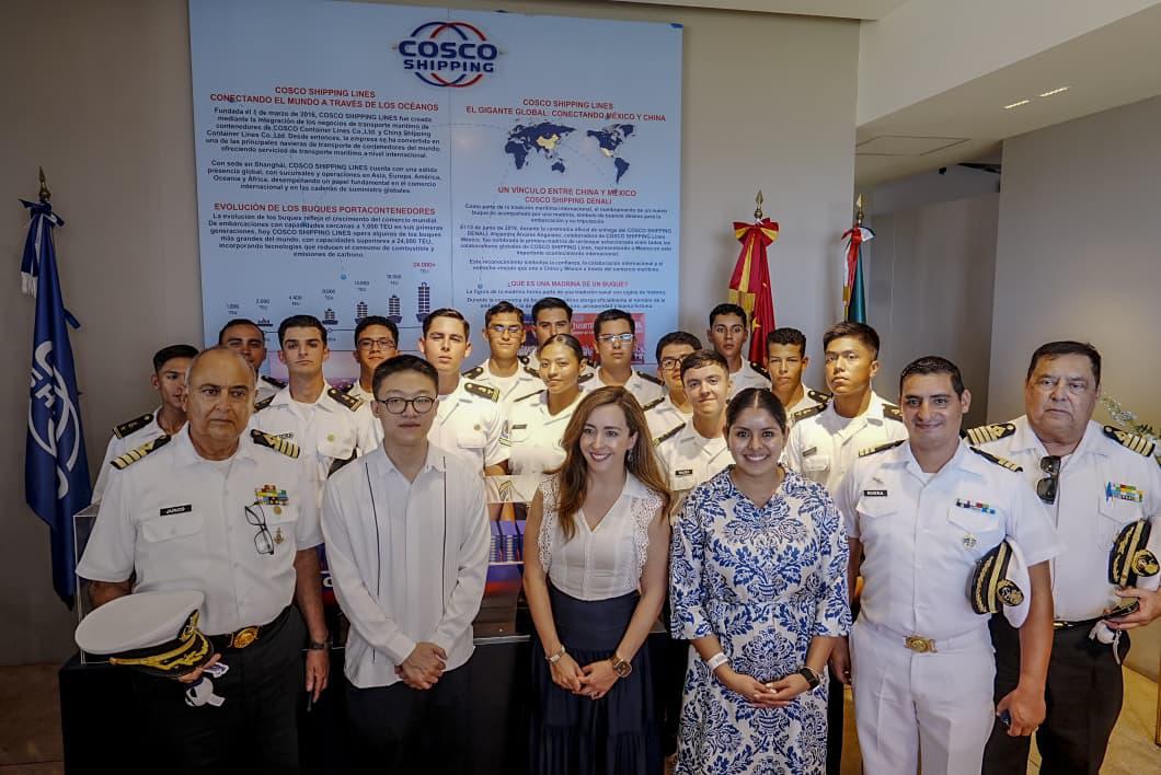 $!El Museo Casa del Marino de Mazatlán se fortalece con donación de la naviera COSCO Shipping Lines