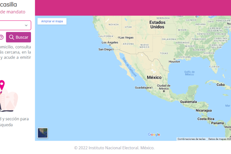 INE lanza lista de direcciones para votar en la consulta de Revocación de Mandato