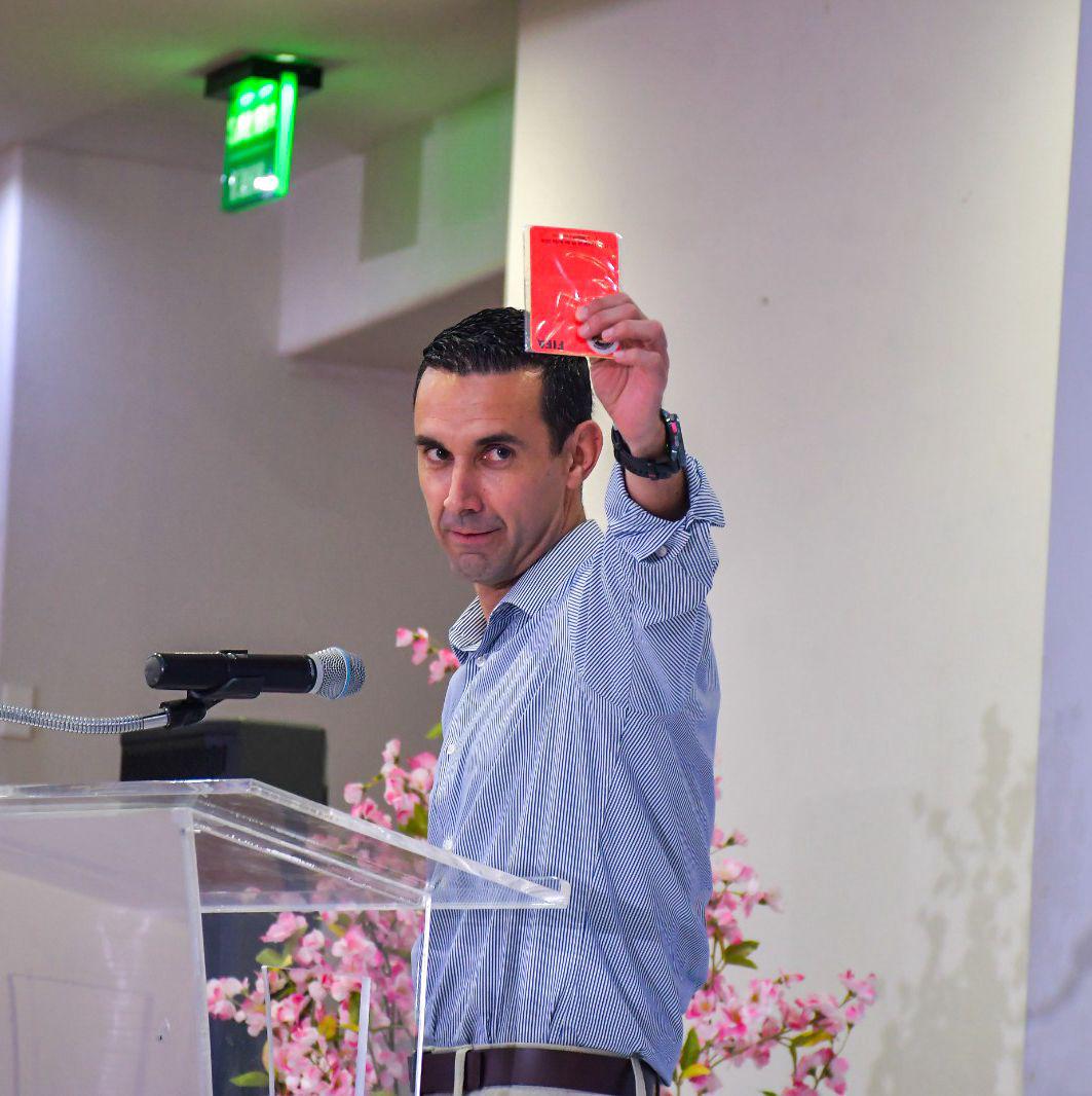 $!César Ramos y Karen Díaz comparten su experiencia mundialista en Culiacán