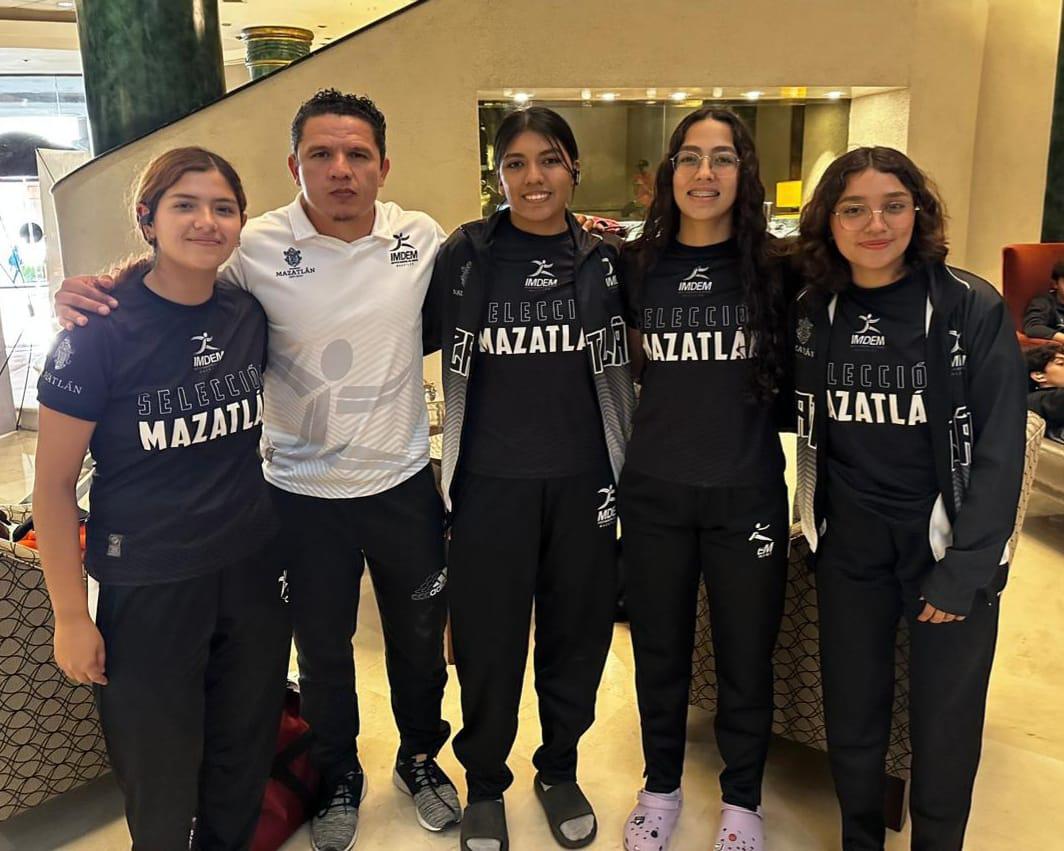 $!Ciclismo y basquetbol 3x3, primer contingente mazatleco en llegar a la etapa estatal de los Nacionales Conade 2023