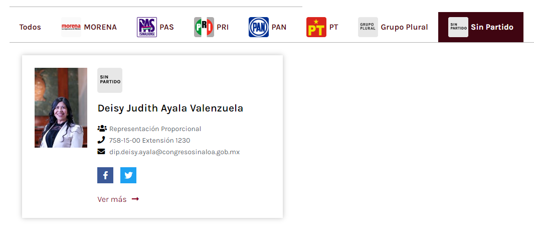 $!Agrega Congreso en su página web a la nueva bancada del Grupo Plural